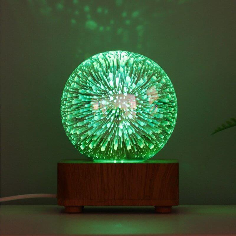 Lampe à poser originale feux d'artifice - lampe originale à poser - deco scientifique