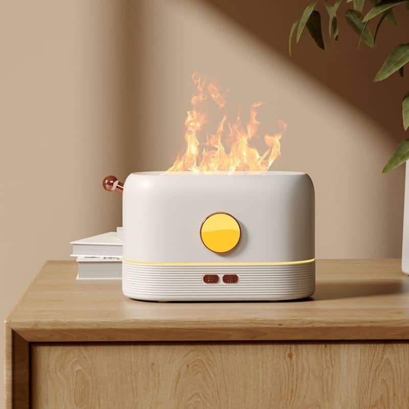 Lampe Effet Flamme - lampe originale à poser - deco scientifique