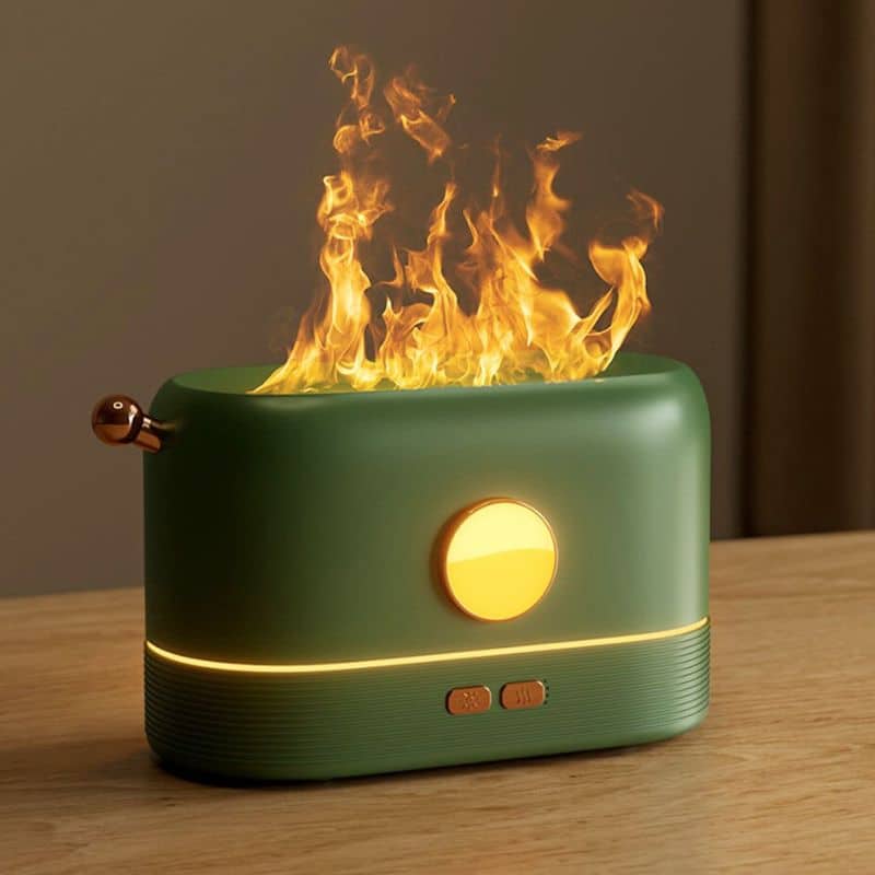 Lampe Effet Flamme - lampe originale à poser - deco scientifique