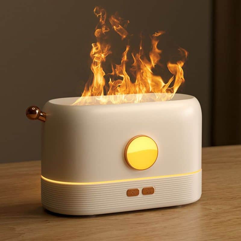 Lampe Effet Flamme - lampe originale à poser - deco scientifique