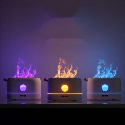 Lampe Effet Flamme - lampe originale à poser - deco scientifique