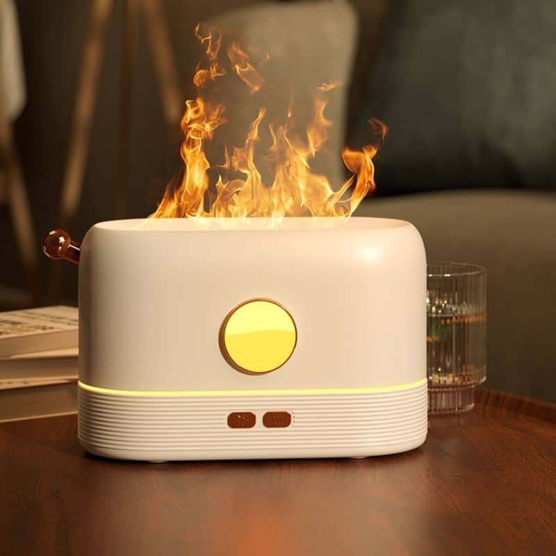 Lampe Effet Flamme - lampe originale à poser - deco scientifique