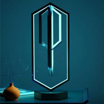 Lampe géométrique Polygone - lampe originale à poser - deco scientifique