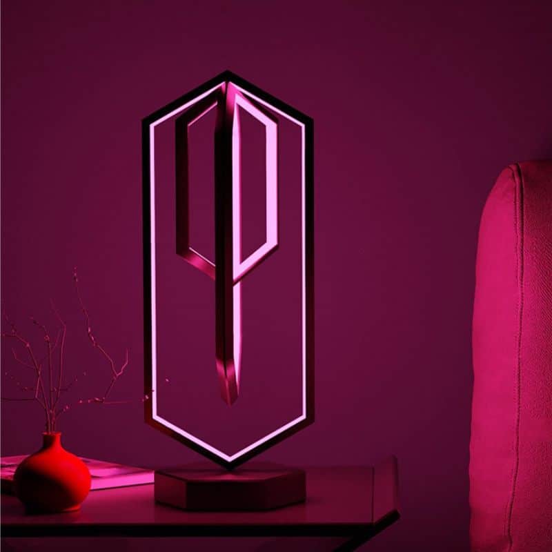 Lampe géométrique Polygone - lampe originale à poser - deco scientifique