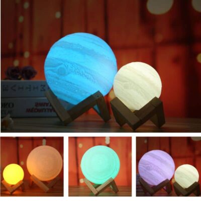 Lampe Jupiter - lampe espace - deco scientifique