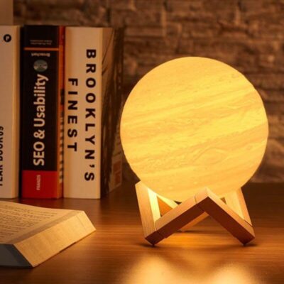 Lampe Jupiter - lampe espace - deco scientifique