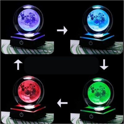 Lampe Lune Veilleuse - lampe espace - deco scientifique