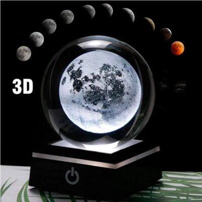Lampe Lune Veilleuse - lampe espace - deco scientifique