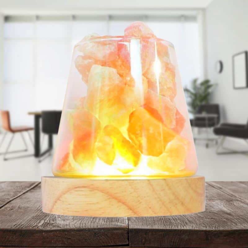 Lampe Pierre de Sel en Morceaux - lampe scientifique - deco scientifique, Himalaya-Salzlampe für ätherische Öle