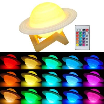 Lampe Saturne - lampe espace - deco scientifique