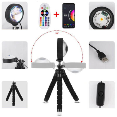 Lampe Sunset - Projecteur Galaxie - Science Labs