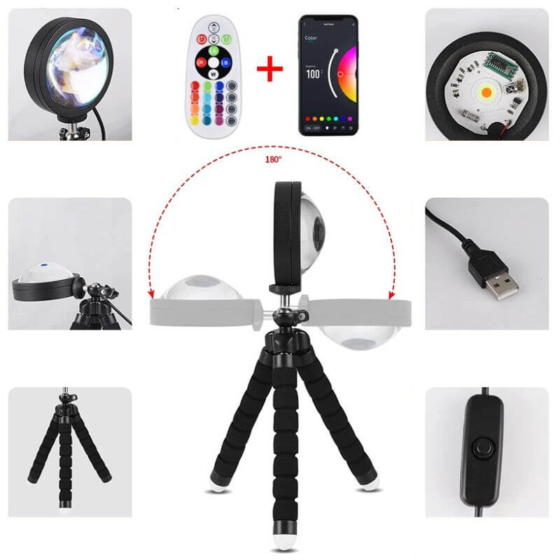 Lampe Sunset - Projecteur Galaxie - Science Labs