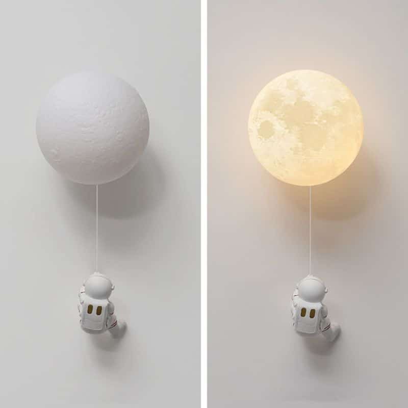 Lampe Suspendue Astronaute - lampe espace - deco scientifique