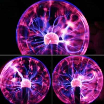 Lampe Tactile Effet Plasma 25 cm - lampe scientifique - deco scientifique