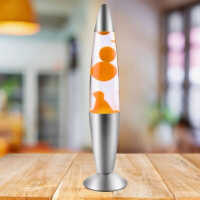 Orange Lava Lamp, Orangefarbene Lavalampe