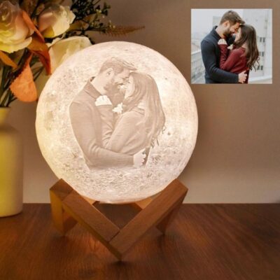 Personalised Moon Lamp, Personalisierte Mondlampe mit Foto