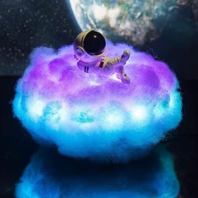 Astronaut Cloud Lamp, Astronautenlampe mit Wolke