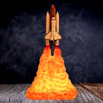 Rocket Launch Lamp, Raketenstart-Lampe
