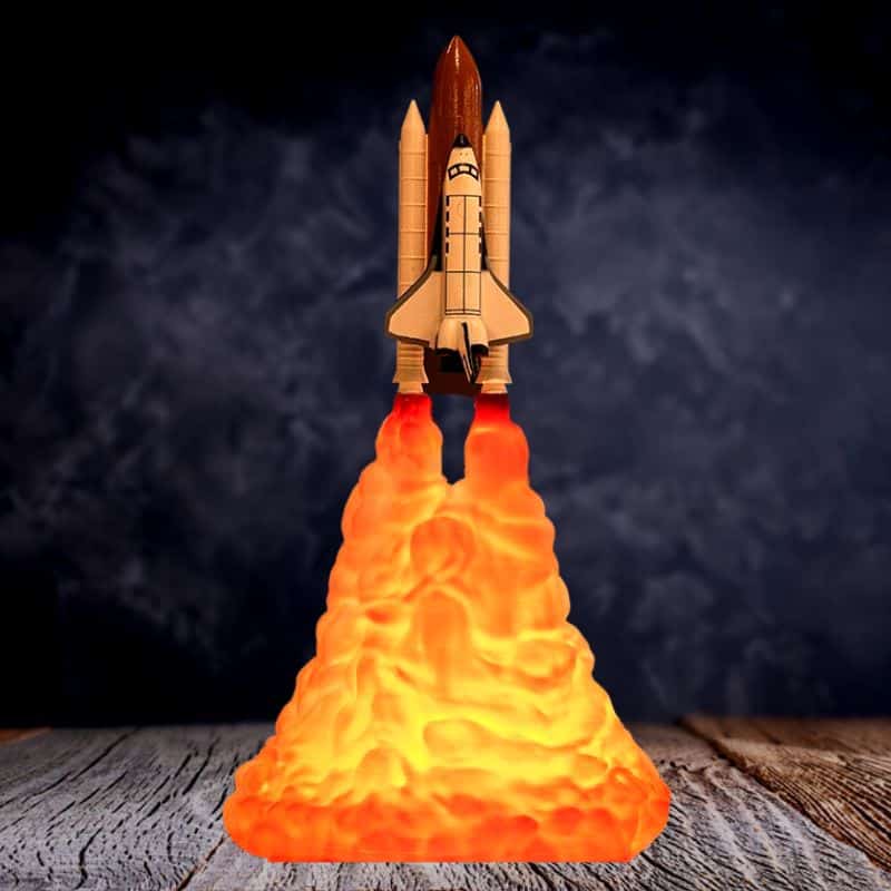 Rocket Launch Lamp, Raketenstart-Lampe