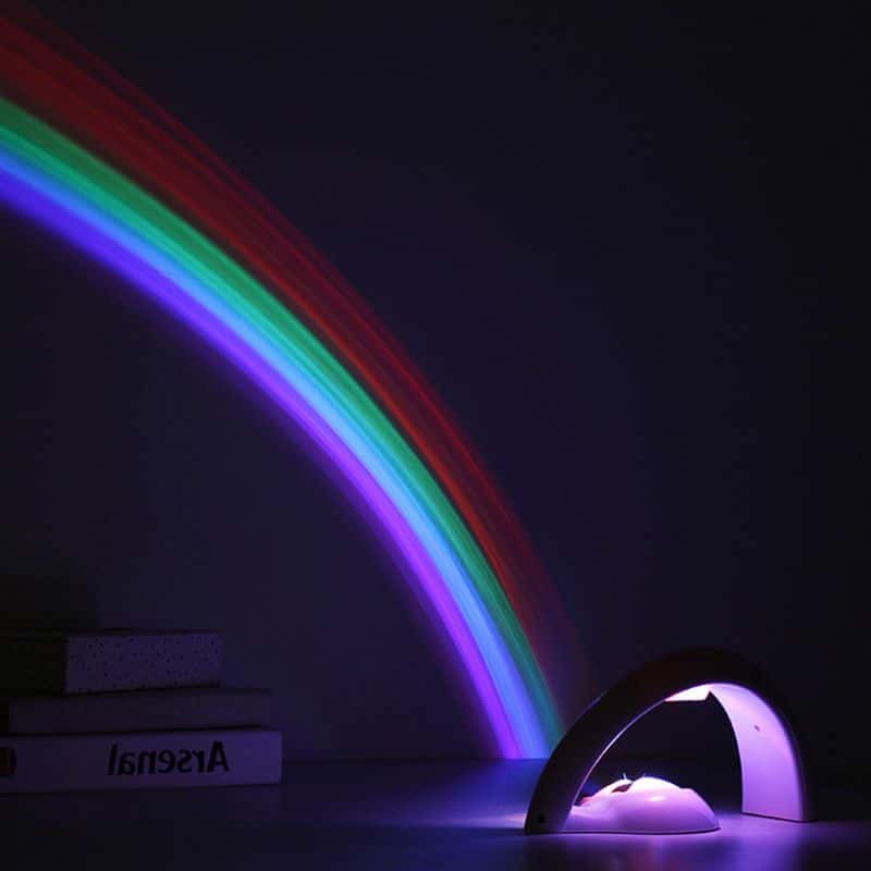 Projecteur Arc en Ciel - lampe arc en ciel - deco scientifique