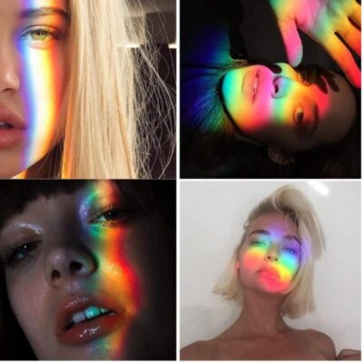 Projecteur Arc en Ciel - lampe arc en ciel - deco scientifique