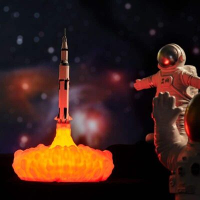 Veilleuse Fusée - lampe espace - deco scientifique