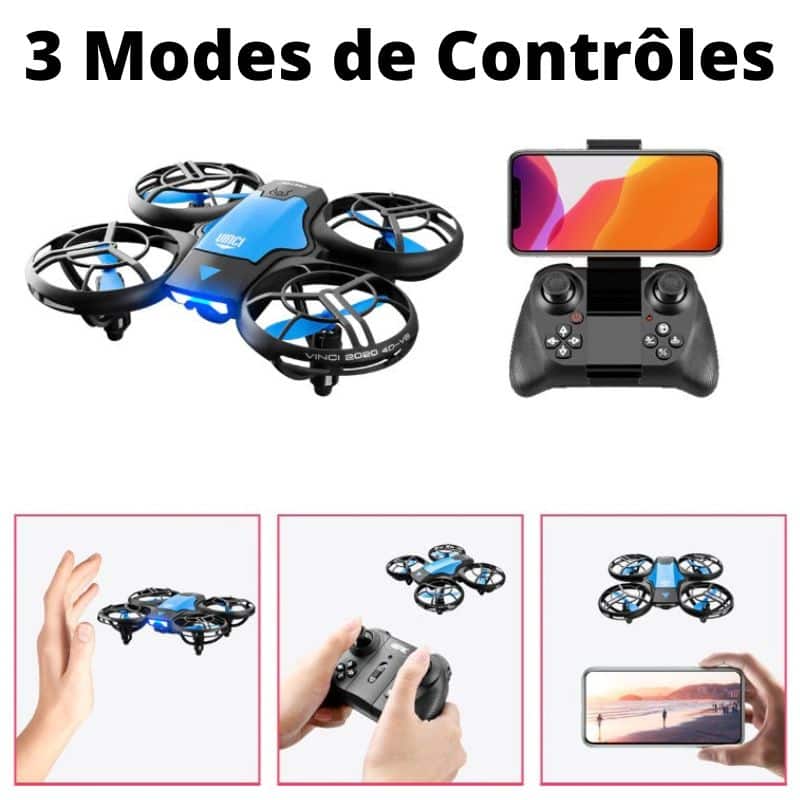 Drone Jouet avec Caméra - Drone Enfant - Science Labs