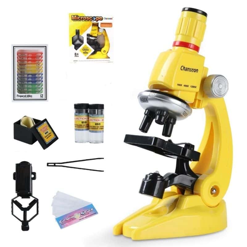 Microscope Jouet Éducatif - Microscope Enfant - Science Labs