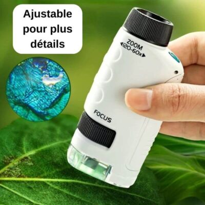 Mini microscope portatif - Microscope Enfant - Science Labs