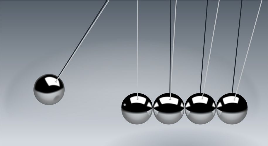 Pendule de Newton signification