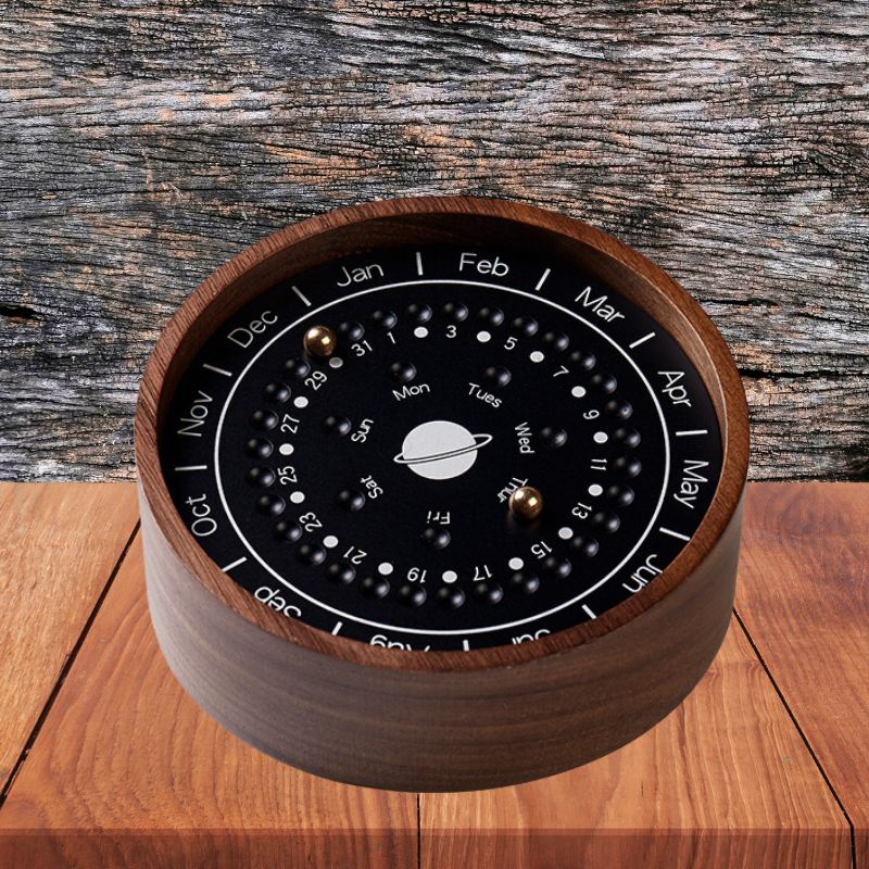Holzen Perpetual Calendar, Dauerkalender aus Holz