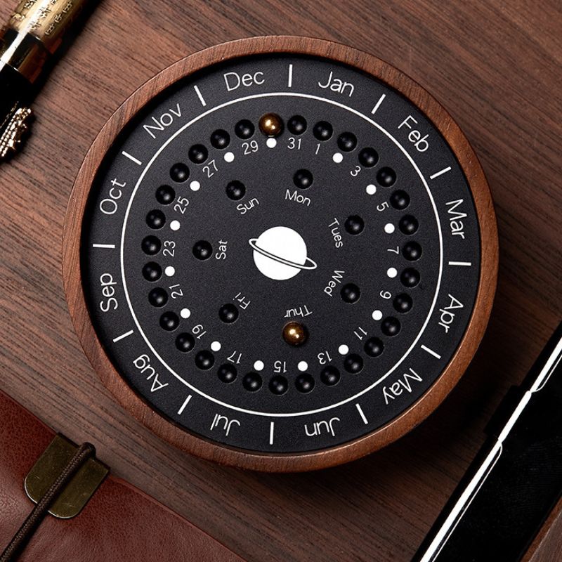 Calendrier Perpétuel en Bois - Science Labs