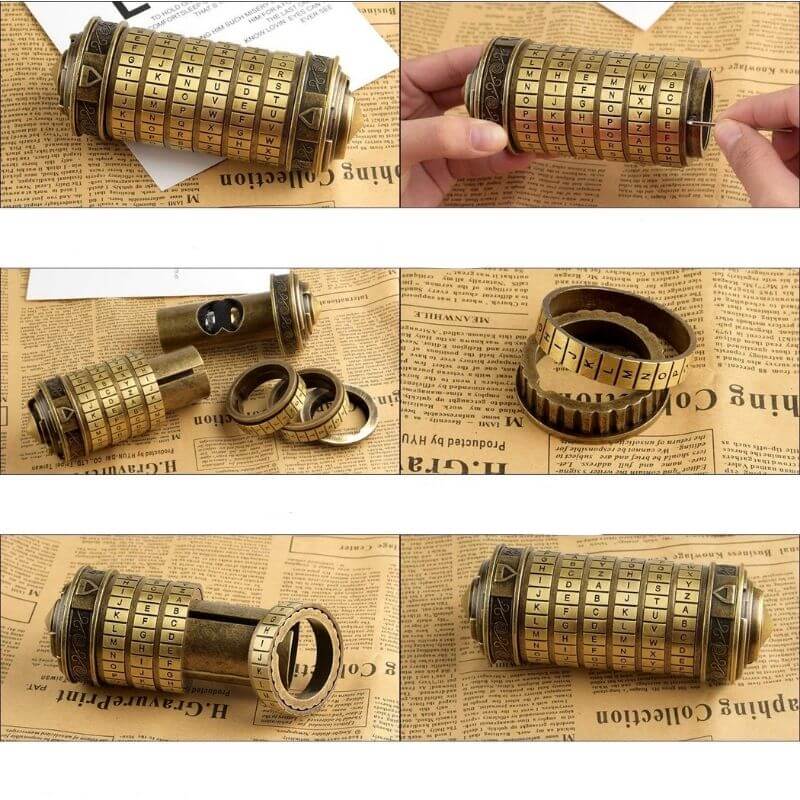 Casse Tête Cryptex Da Vinci Code - jeux scientifique