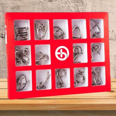 Metal Brain Teaser Puzzles, Metall-Gehirnjogging-Puzzles
