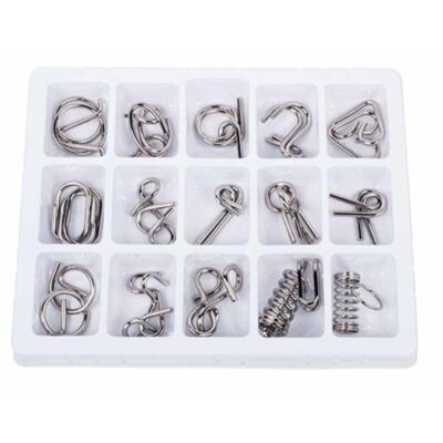 Casse Tête Métal 15 pièces - jeux scientifique