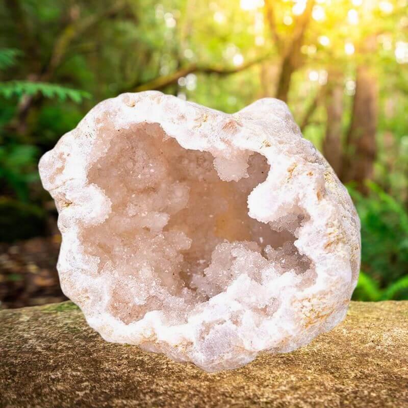 Géode Cristal de Roche - Pierres et Minéraux - Science Labs, Kristall-Geode