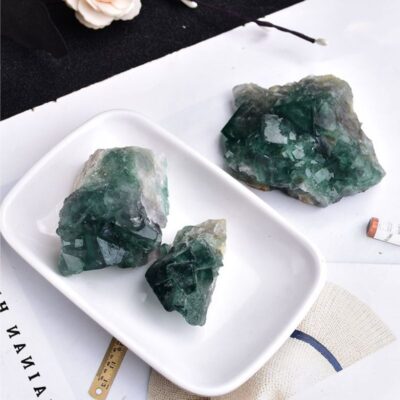 Pierre Fluorite Verte - Pierres et Minéraux - Science Labs