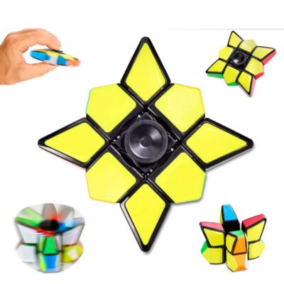 Hand Spinner Rubik's Cube - jeux anti stress