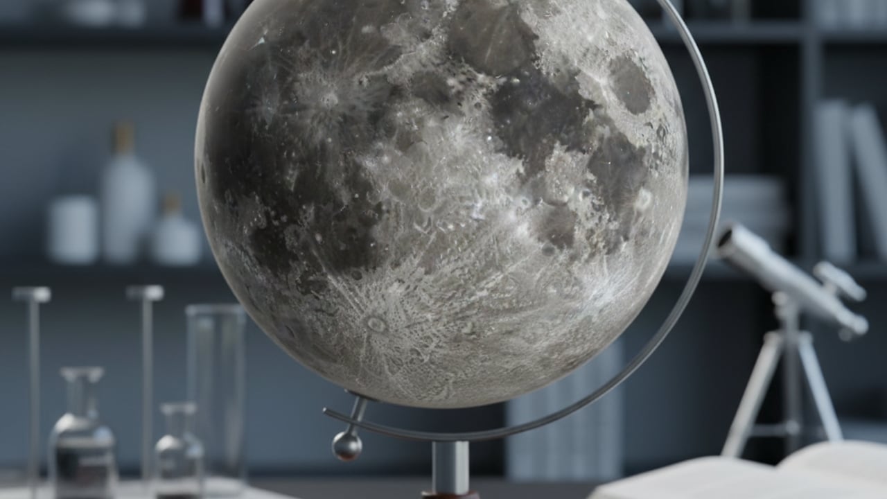 2. Mond-Globus mit Reliefoberfläche: der Klassiker unter den Astronomie-Geschenken