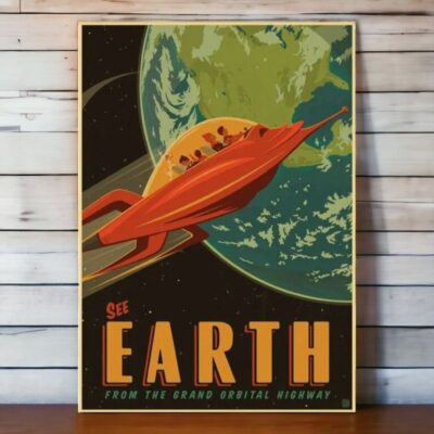 Vintage Science Fiction Poster Bild 5