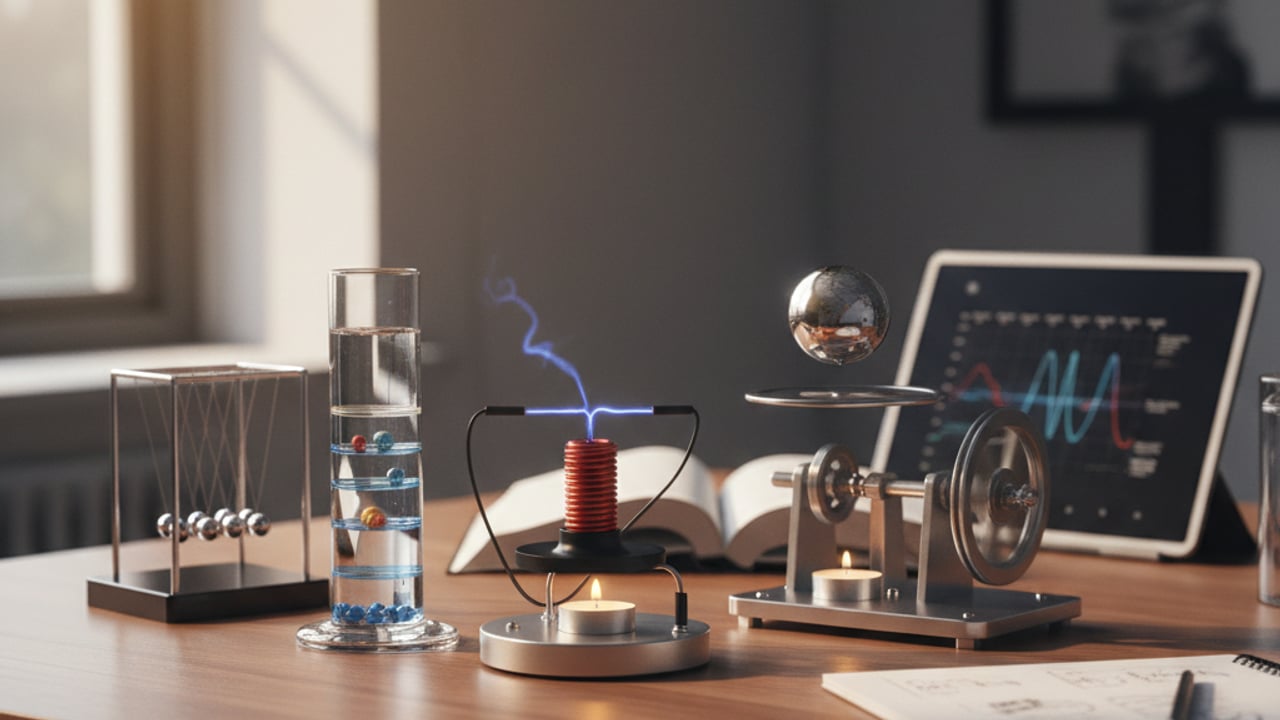Was sind Beispiele für Gadgets, die Physik im Alltag sichtbar machen?