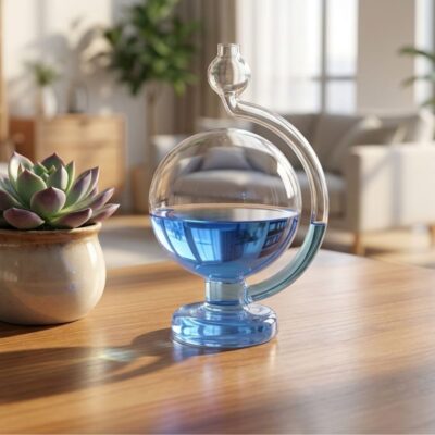 Goethe Barometer aus Glas