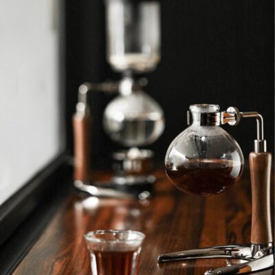 Siphon Kaffeemaschine aus Glas Bild 3