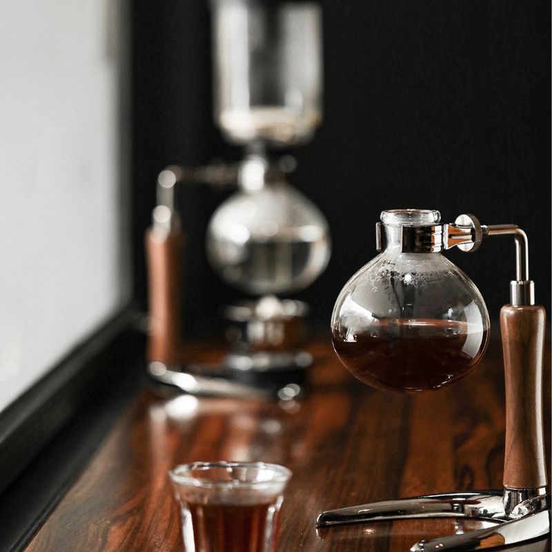 Siphon Kaffeemaschine aus Glas Bild 3