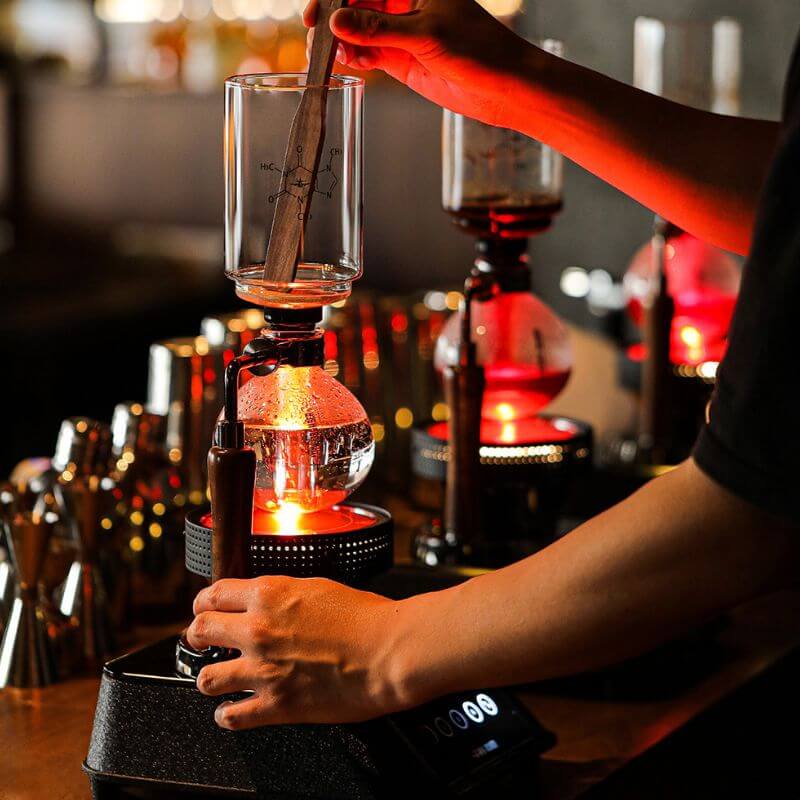 Siphon Kaffeemaschine aus Glas Bild 9