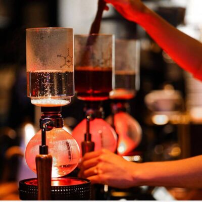 Siphon Kaffeemaschine aus Glas Bild 7