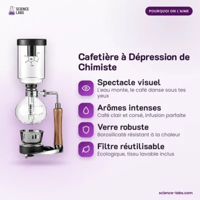 Siphon Kaffeemaschine aus Glas Bild 4