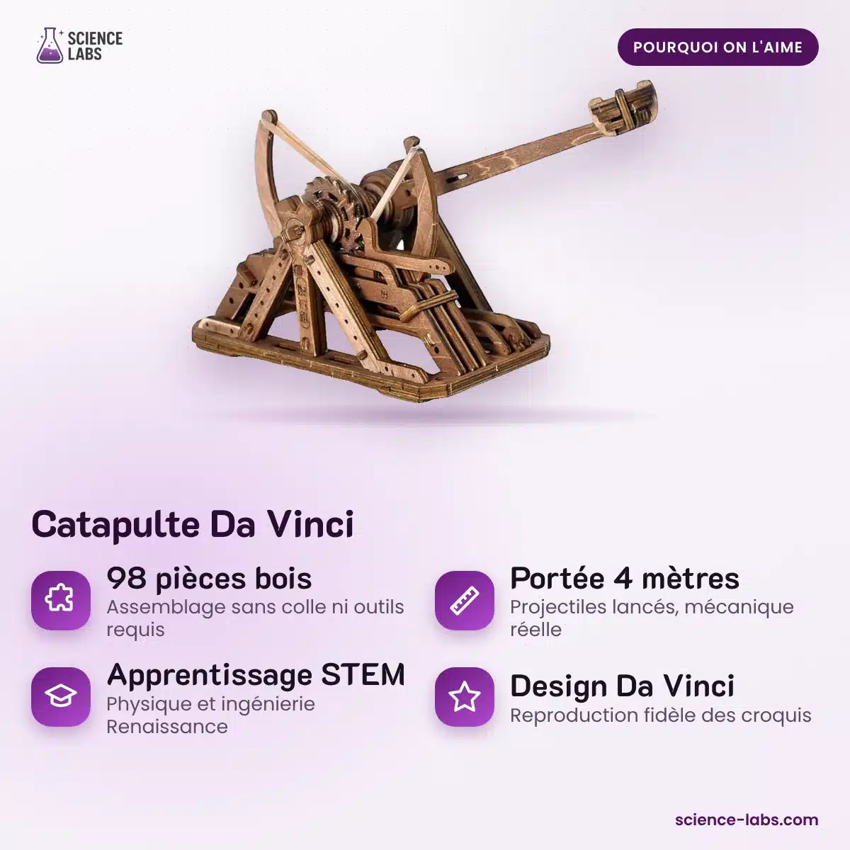 Da Vinci Katapult Bausatz Bild 3