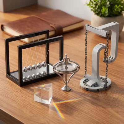 Geschenkbox Physiker Schreibtisch