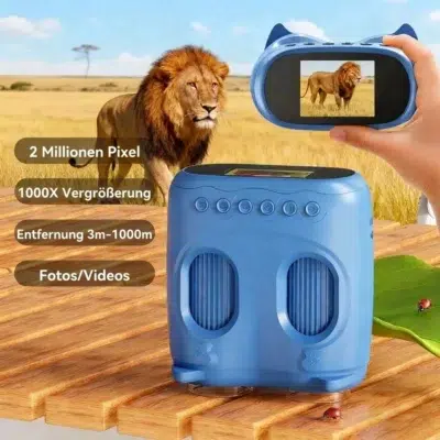 Fernglas Kinder 2 in 1 mit Mikroskop und Display